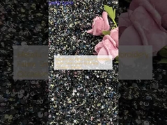 Stoffa di pizzo metallico stoffa di pacco ricamo stoffa lucente stile lussuoso Abiti occasionali