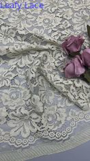 Materiale d'oro floreale di alta qualità tessuto di pizzo a corda per donna abito di 140 cm larghezza abito per moda
