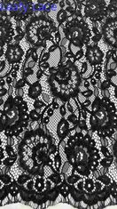 Speciale Chenille Filato Floreale Scalloped Edge Lace tessuto By The Yard Abito Per Moda