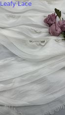Elegante e resistente tessuto a maglia tessuto a pizzo per matrimoni e compleanni