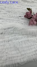 Nuova collezione lussuosa, elegante e resistente, tessuto a maglia, rughe, pizzo, per matrimoni e compleanni.