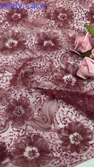 Nuova collezione lussuosa elegante e durevole stoffa di pizzo da fiore per matrimoni e compleanni