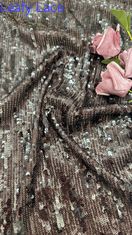 Tissu di pizzo ricamato di lusso per abiti tessili da donna