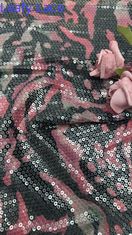 Ricamo di lusso a strisce di zebra tessuto di pizzo elegante ricamo tessuto 100% cotone