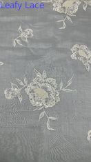 Tessuto a maglia di tulipano a fiori 3D Respirare Tessuto a maglia di pizzo Tessuto a foglia di pacco