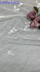 Tulle Mesh Tissu Sequin Shining Leafy New Collection Floral Lace Fabric Party Occasione
