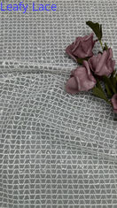 Classico bianco francese Chantilly pizzo materiale tessuto alto per DIY abbigliamento abito progetti
