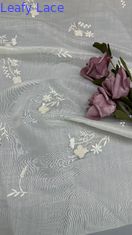Tessuto di pizzo francese Chantilly con perline di lusso Pizzo a maglia per abiti da sera e disegni di moda