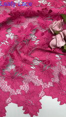 Luxury rosa fiore laser ricamato pizzo stile hollow-up per il respiro Premium