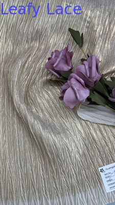 Tessuto in pizzo metallico a rombi per abiti da sera, lusso, colore oro, abiti da festa
