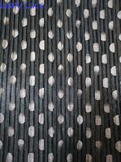 Polka Dot Pleated Lace Fabric