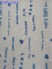 La lettera si è affollata Mesh Fabric