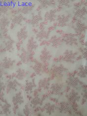 Piccola Tulle floreale Mesh Colored Embroidered Lace Fabric dall'iarda