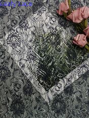 Due Tone French Chantilly Lace Fabric