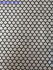 Le squame modellano Tulle molle nera Mesh Fabric