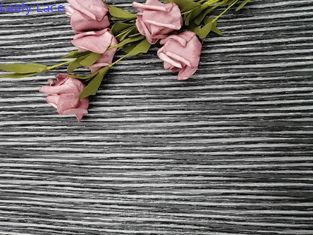 Partito 100 yarde di Lurex metallico nero Mesh Pleated Lace Fabric