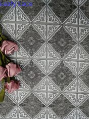 Panno della tenda di Geo Diamond Tulle Embroidered Lace Fabric
