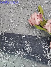 Tessuto di Mesh Lace Fabric Wedding Dress ricamato stella