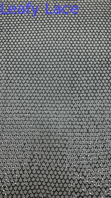 Sequin Embroidered Mesh Fabric Hollow-up Specia Design Customized for Gown