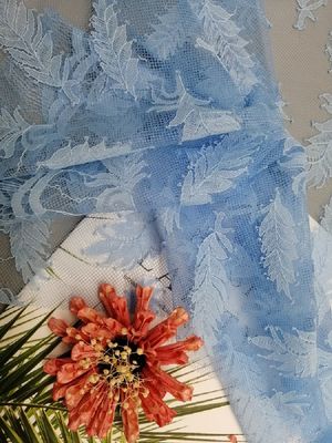 Delicate French Chantilly Lace Fabric Lightweight Nylon Fabric