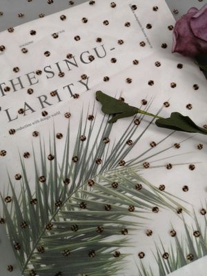 Brown 100% Polyester 140CM Flocked Mesh Tulle Fabric For Girl Dress