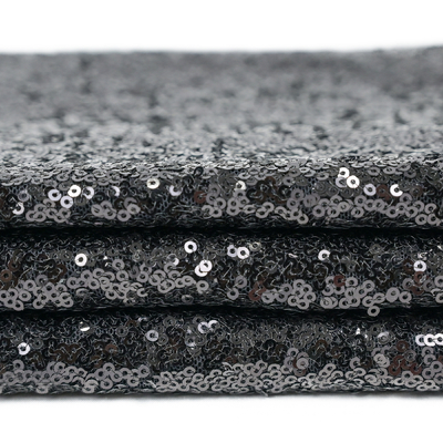 125cm Glitter Sparkly Sequin Embroidered Fabric For Party Dress