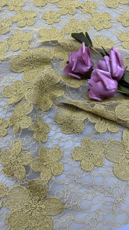 Beaded Embroidery Durable and Elegant  Luxary knit Embroidery Fabric Lace Fabric Wedding Birthday Occasions Lovely Beaded Fabric