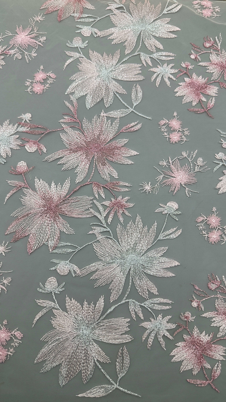 3D Floral Lace Fabric Durable and Elegant Luxary Embroidery Fabric  Wedding Birthday Occasions Hight Quality Embroidery Lace Fabric