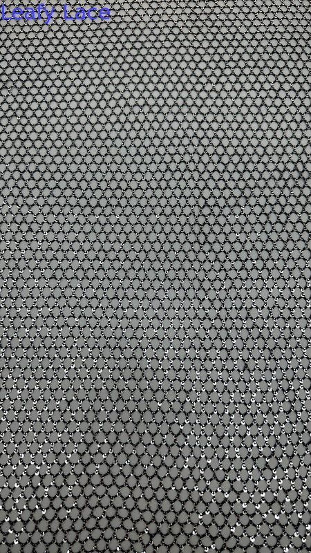 Sequin Embroidered Mesh Fabric Hollow-up Specia Design Customized for Gown