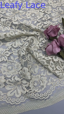 Materiale d'oro floreale di alta qualità tessuto di pizzo a corda per donna abito di 140 cm larghezza abito per moda