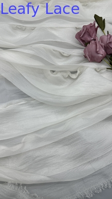 Elegante e resistente tessuto a maglia tessuto a pizzo per matrimoni e compleanni