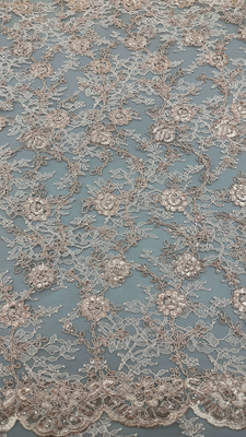 Leafy New Collection Ricamo Fiore lussuoso 100% a maglia Ricamo Tessuto Pizzo Tessuto Nozze Festa di compleanno Occasioni Bello Abito