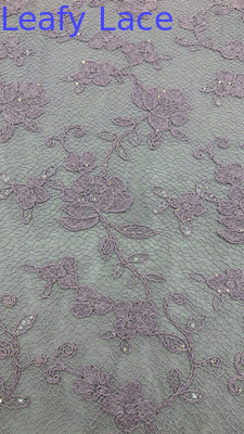 Ricamo di sequin con perline Tissu ricamo di fiori di pizzo di lusso durevole ed elegante Tessuto di pizzo Tessuto di matrimonio occasioni di compleanno Tessuto di sequin con perline di alta qualità