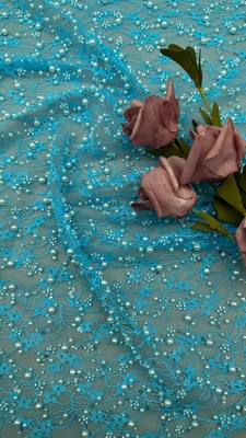 Fabrica di ricamo a perline di lusso tessuto di ricamo a perline durevole ed elegante tessuto di ricamo a perline occasioni di matrimonio compleanno ricamo a perline di alta qualità