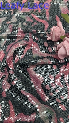 Ricamo di lusso a strisce di zebra tessuto di pizzo elegante ricamo tessuto 100% cotone