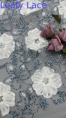Tessuto di ricamo da sposa elegante per abiti da sposa