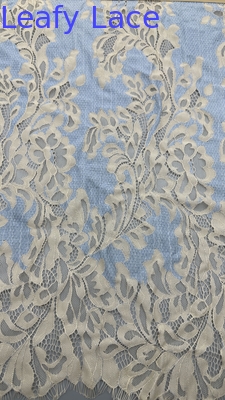 100% cotone ricamo tessuto di pizzo respirare tessuto di pizzo versatile e durevole