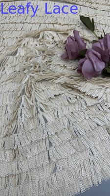 Stoffa ricamata da pacco da pacco Tasselli ricamati da sera Stoffa da matrimonio per occasioni di lusso