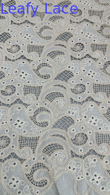 Tessuto di pizzo a sfondo ricamato a maglia di pizzo Nuova collezione Tessuto da sera