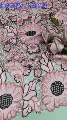 Ricamo tessuto di pizzo Leser pizzo francese Vintage pizzo tessuto di lusso maglia Tulle per la nuova collezione