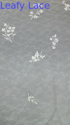 Tulle Mesh Tissu Sequin Shining Leafy New Collection Floral Lace Fabric Party Occasione