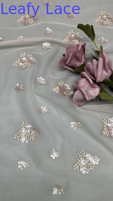 Luxury Sequin con perline tessuto ricamato tessuto pizzo tessuto nuovo arrivo per occasione di couture