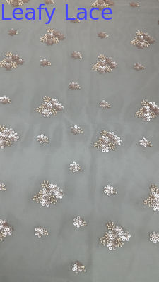 Luxury Sequin con perline tessuto ricamato tessuto pizzo tessuto nuovo arrivo per occasione di couture