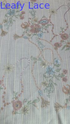 Tissu di pizzo per abito completo cultura orientale abiti da cena tessuto luminoso