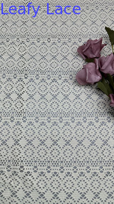 Tessuti ricamati in cotone a maglia per abiti di nuova collezione