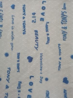 La lettera si è affollata Mesh Fabric