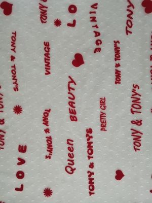 La lettera si è affollata Mesh Fabric