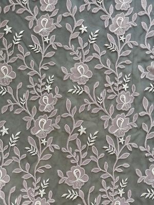 Tessuto floreale del ricamo di applique
