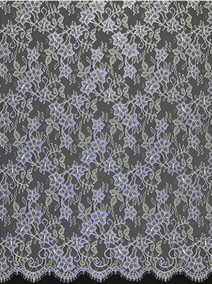 Signora francese femminile Evening Dress Fabric del tessuto del pizzo di Chantilly