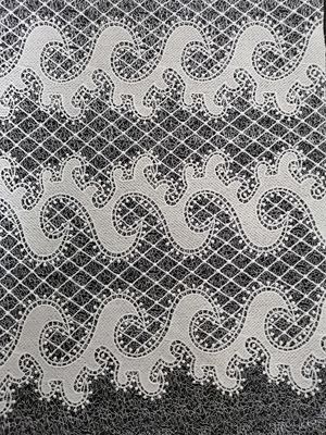 Tessuto del pizzo del Cutwork del Cutwork